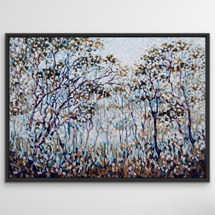 Bush Song - Original Abstract Australian Bush Nature Painting Stretched Canvas Wall Art Print, Wall Art, Ozark Home 