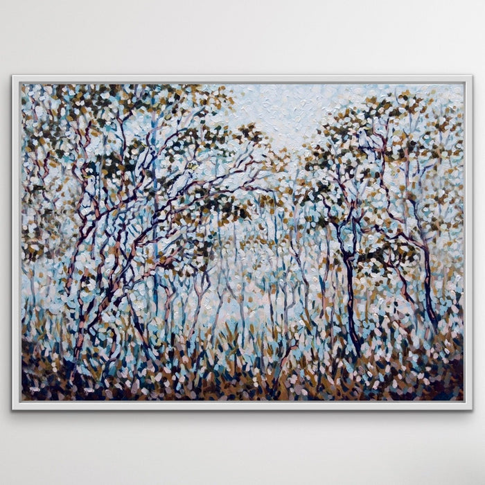 Bush Song - Original Abstract Australian Bush Nature Painting Stretched Canvas Wall Art Print, Wall Art, Ozark Home 