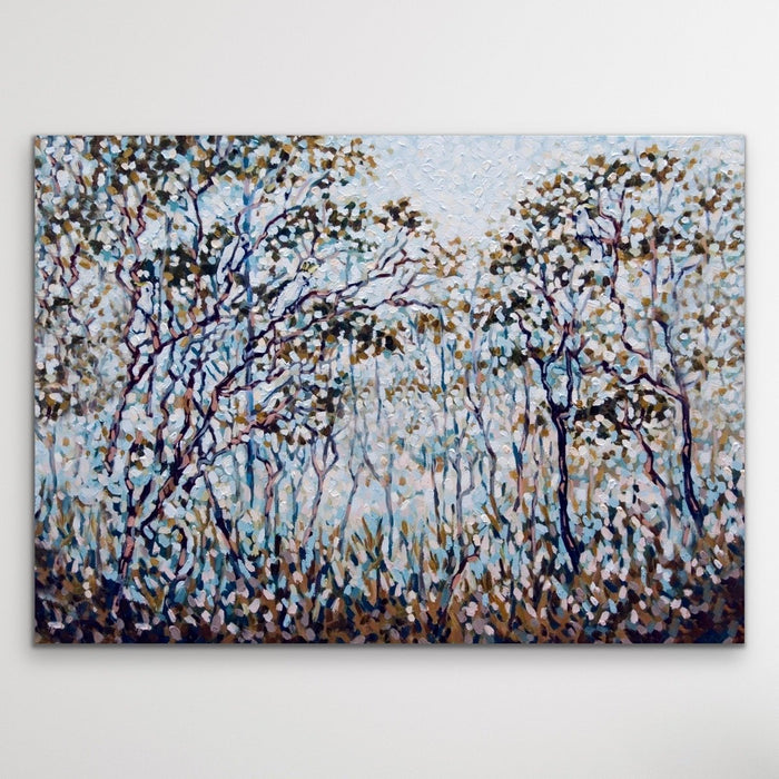 Bush Song - Original Abstract Australian Bush Nature Painting Stretched Canvas Wall Art Print, Wall Art, Ozark Home 