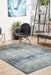 Giza Blue Aztec Grid Pattern Contemporary Rug, Rugs, Ozark Home 