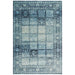 Giza Blue Aztec Grid Pattern Contemporary Rug, Rugs, Ozark Home 