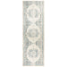 Cesme White Faded Medallion Contemporary Runner Rug, Rugs, Ozark Home 