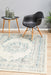 Cesme White Faded Medallion Contemporary Rug, Rugs, Ozark Home 