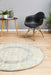 Cesme Grey Round Faded Medallion Contemporary Rug, Rugs, Ozark Home 