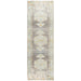 Cesme Grey Faded Medallion Contemporary Runner Rug, Rugs, Ozark Home 