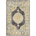 Cesme Charcoal Faded Medallion Contemporary Rug, Rugs, Ozark Home 