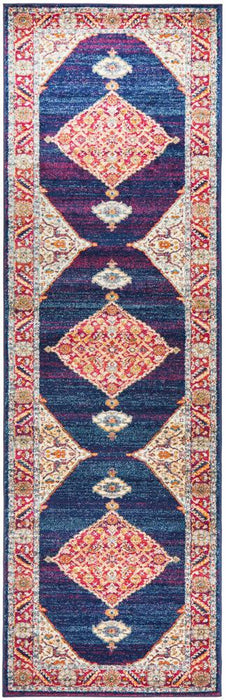 Cesme Royal Blue Medallion Contemporary Rug, Rugs, Ozark Home 