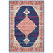 Cesme Royal Blue Medallion Contemporary Rug, Rugs, Ozark Home 