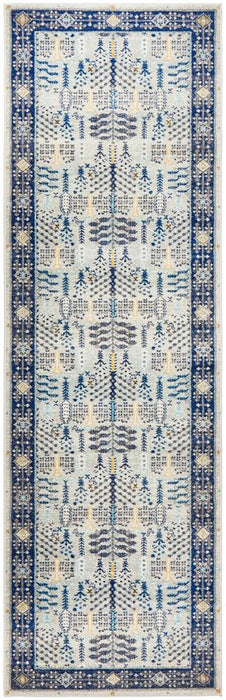 Cesme Blue Intrinsic Geometric Contemporary Rug, Rugs, Ozark Home 