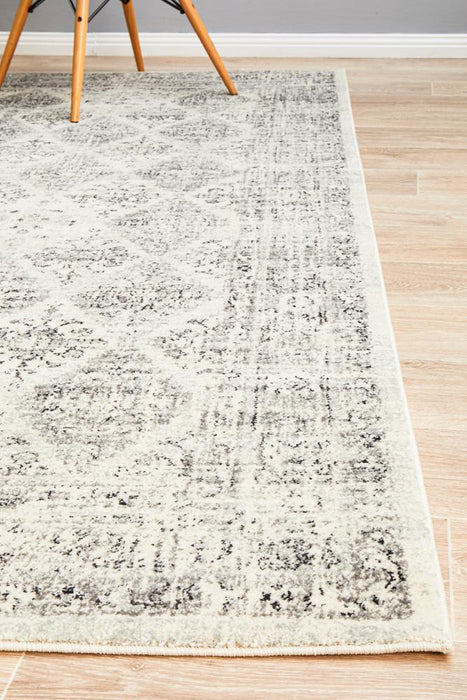 Cesme Grey Faded Diamond Contemporary Rug, Rugs, Ozark Home 