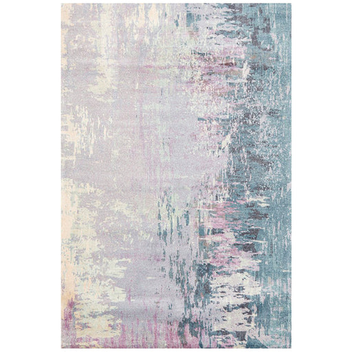 Cao Violet Abstract Print Contemporary Rug, Rugs, Ozark Home 