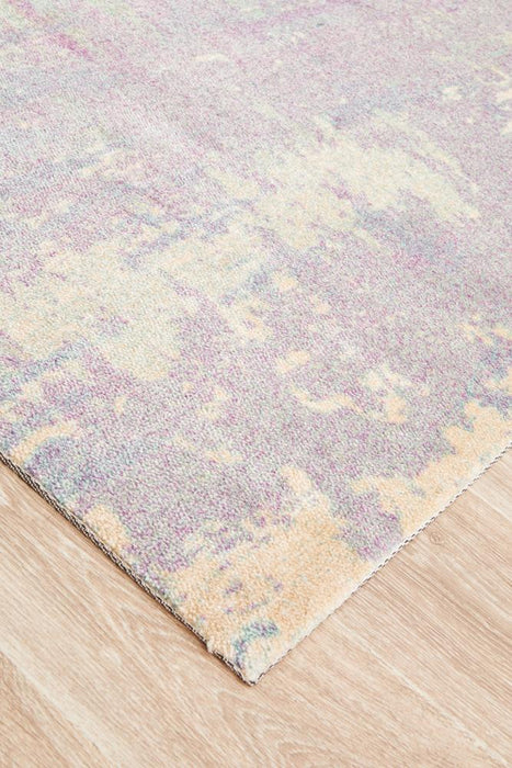 Cao Violet Abstract Print Contemporary Rug, Rugs, Ozark Home 