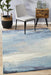 Cao Blue Abstract Print Contemporary Rug, Rugs, Ozark Home 