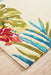 Chalu Ivory Tropical Print Contemporary Indoor/Outdoor Rug, Rugs, Ozark Home 