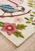 Chalu Multicoloured Birds of Spring Contemporary Indoor/Outdoor Rug, Rugs, Ozark Home 