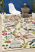 Chalu Multicoloured Birds of Spring Contemporary Indoor/Outdoor Rug, Rugs, Ozark Home 