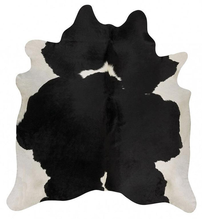 Cairu Black & White Cowhide Rug, Rugs, Ozark Home 