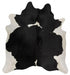 Cairu Black & White Cowhide Rug, Rugs, Ozark Home 