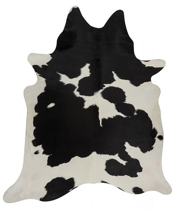 Cairu Black & White Cowhide Rug, Rugs, Ozark Home 