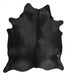 Cairu Jet Black Cowhide Rug, Rugs, Ozark Home 