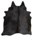 Cairu Jet Black Cowhide Rug, Rugs, Ozark Home 