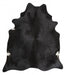 Cairu Jet Black Cowhide Rug, Rugs, Ozark Home 