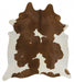 Cairu Brown & White Cowhide Rug, Rugs, Ozark Home 