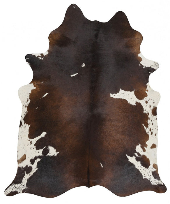 Cairu Chocolate Cowhide Rug, Rugs, Ozark Home 