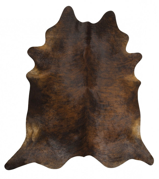 Cairu Dark Brindle Cowhide Rug, Rugs, Ozark Home 