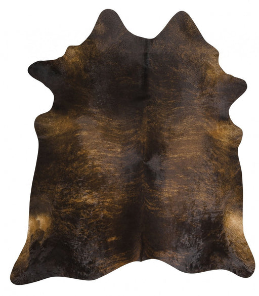 Cairu Dark Brindle Cowhide Rug, Rugs, Ozark Home 