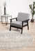 Ahlat Silver Aztec Transitional Multi Grid Pattern Contemporary Round Rug, Rugs, Ozark Home 