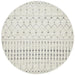 Ahlat Silver Aztec Transitional Multi Pattern Contemporary Round Rug, Rugs, Ozark Home 