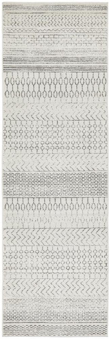 Ahlat Silver Aztec Transitional Assorted Pattern Contemporary Runner Rug, Rugs, Ozark Home 