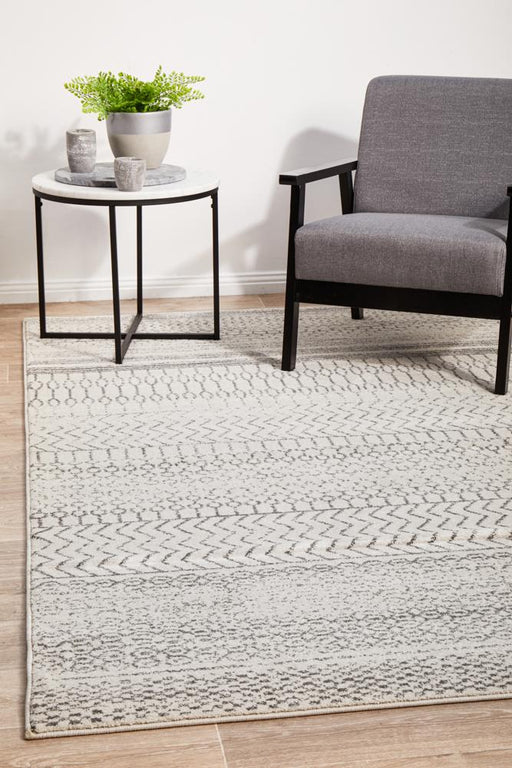 Cayeli Silver Transitional Trellis Contemporary Rug, Rugs, Ozark Home 