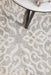 Ahlat Silver Floral Diamond Pattern Contemporary Runner Rug, Rugs, Ozark Home 