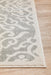 Ahlat Silver Floral Diamond Pattern Contemporary Rug, Rugs, Ozark Home 