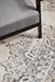 Ahlat Silver Transitional Floral Medallion Contemporary Rug, Rugs, Ozark Home 