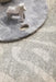 Ahlat Silver Savannah Zebra Contemporary Round Rug, Rugs, Ozark Home 