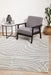 Ahlat Silver Savannah Zebra Contemporary Rug, Rugs, Ozark Home 