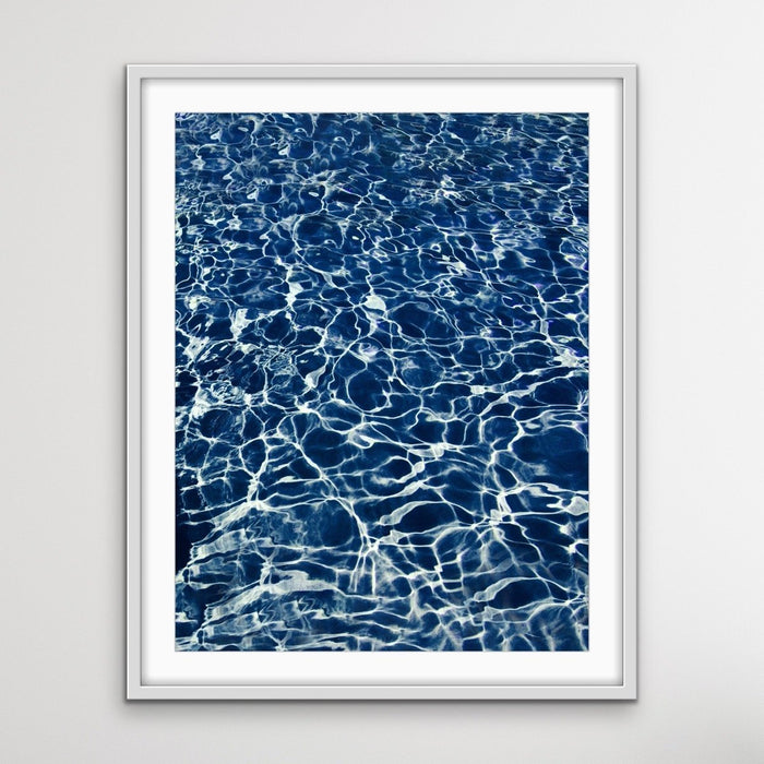 Cool Water - Blue Pool Photographic Print on Paper and Canvas