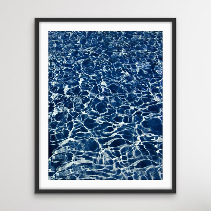 Cool Water - Blue Pool Photographic Print on Paper and Canvas