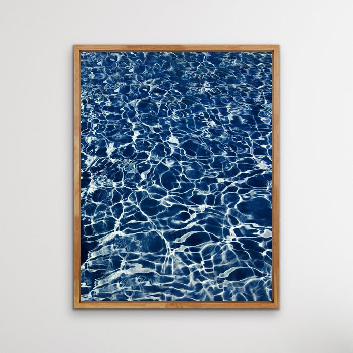 Cool Water - Blue Pool Photographic Print on Paper and Canvas