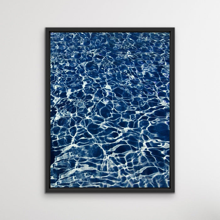 Cool Water - Blue Pool Photographic Print on Paper and Canvas