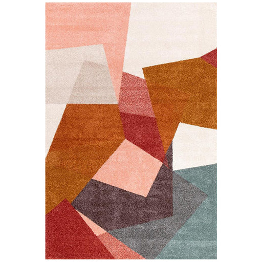 Demre Blush Geometric Contemporary Rug, Rugs, Ozark Home 