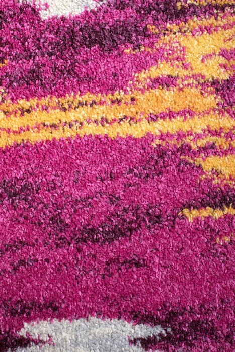 Demre Aubergine Burst Contemporary Rug, Rugs, Ozark Home 