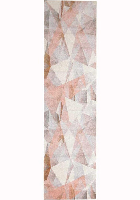 Demre Blush Faceted Triangle Contemporary Rug, Rugs, Ozark Home 