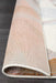 Demre Blush Faceted Triangle Contemporary Runner Rug, Rugs, Ozark Home 