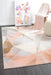 Demre Blush Faceted Triangle Contemporary Rug, Rugs, Ozark Home 