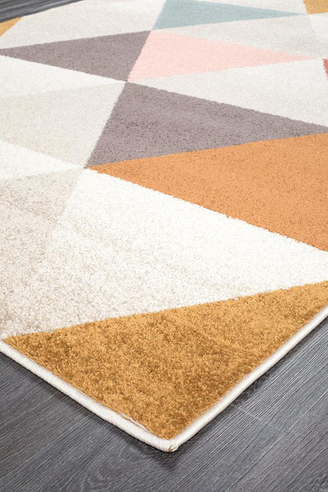 Demre Blush Inverted Triangle Contemporary Rug, Rugs, Ozark Home 