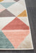 Demre Blush Inverted Triangle Contemporary Runner Rug, Rugs, Ozark Home 